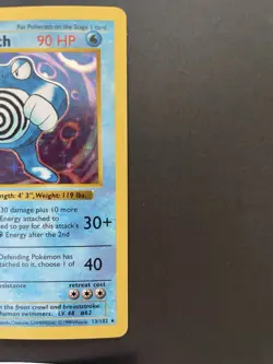 Poliwrath Holo Rare Pokemon TCG Card 13/102 Base Set Shadowless - Image 4