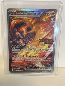 Team Rocket's Moltres ex - (Destined Rivals Stamp) 229/182 Miscellaneous Cards & - Image 1