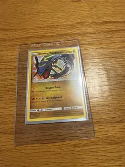 Pokemon TCG Rayquaza Holo Rare Card Shining Legends 56/73 Mint Condition - Image 2