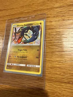 Pokemon TCG Rayquaza Holo Rare Card Shining Legends 56/73 Mint Condition - Image 3