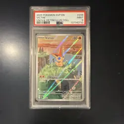 Pokemon Victini Sv: Scarlet & Violet Promo Cards Promo Holo PSA 9 208 - Image 1