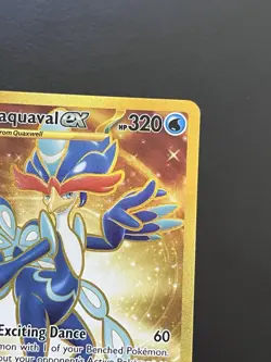 Quaquaval ex 273/193 Gold Hyper Rare Paldea Evolved Pokemon Card NM - Image 4