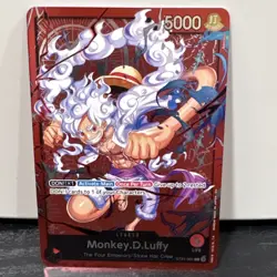 Bandai One Piece Card Game Monkey.D.Luffy Leader ST21-001 5000 Power - Image 1