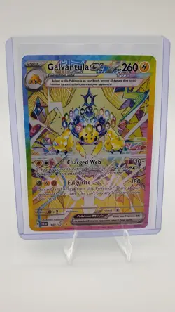 Pokemon Cards Galvantula ex 168/142 Stellar Crown Special Illustration Rare NM - Image 3