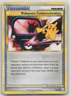 Pokemon Card Pokemon Communication Uncommon HeartGold SoulSilver 98/123 - Image 1
