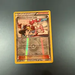 Pokemon Center Lady 93/106 Reverse Holo XY Flashfire Pokemon English NM - Image 1