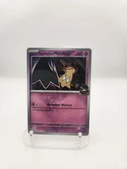 Team Rocket's Mimikyu 087/182 Sv10: Destined Rivals Reverse Holo pokemon card - Image 1