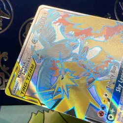 Pokemon Card - Moltres & Zapdos & Articuno GX Hidden Fates 66/68 Ultra Rare LP + - Image 4