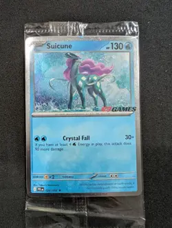 Suicune 026/094 EB Games Stamped Promo Holo Phantasmal Pokemon Card - SEALED - Image 1