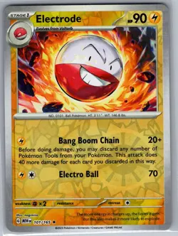 Electrode 101/165 Reverse Holo SV: Scarlet & Violet 151 - Pokemon Card - NM - Image 1