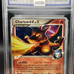 Pokemon TCG 2009 Charizard G LV.X Holo Card 143/147 Supreme Victors - Image 3