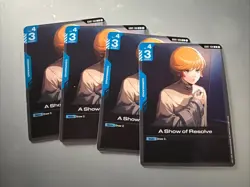 Gundam Card Game A Show Of Resolve GD01-100 U Playset Of 4 - Image 1