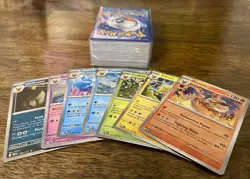 100 Pokemon Cards SV: Prismatic Evolutions | Partial Master Set | No Duplicates - Image 2