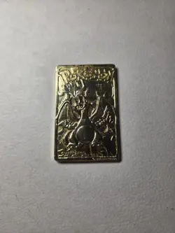 1999 Pokemon 23K Gold Plated Trading Card - #6 Charizard - Burger King Edition - Image 1