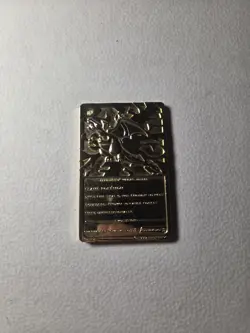 1999 Pokemon 23K Gold Plated Trading Card - #6 Charizard - Burger King Edition - Image 2