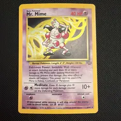 Mr. Mime 6/64 Holo Rare Jungle Pokemon Card - Image 1