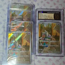 Pokemon Mimikyu SVP075 Black Star Promo 2024 Holo Lot of 5 Cards English - Image 1