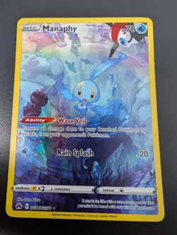 Manaphy - GG06/GG70 - Pokemon Crown Zenith Galarian Gallery Holo Card NM - Image 4