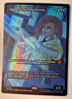 April O'Neil, Hacktivist (0282) [New, Near Mint] Showcase *Foil* {TMNT SLD} - Image 1