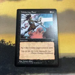 MTG / Withering Boon / Nm - Image 1
