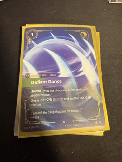Defiant Dance [SFD - 196/221] - NM [Foil] TCG Riftbound - Image 1