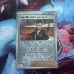 Team Rocket's Giovanni 174/182 Sv10: Destined Rivals Reverse Holo NM Pokemon TCG - Image 1