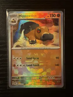 Pokemon Hippowdon Master Ball 053/131 SV: Prismatic Evolutions English RAW - Image 1