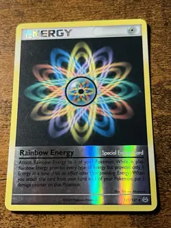 Platinum 121/127 Rainbow Energy Reverse Holo Pokemon Card - Image 1