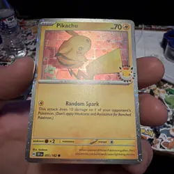 Pikachu (Pokemon Day 2026) 051/162 Miscellaneous Cards & Products Holo - Image 2