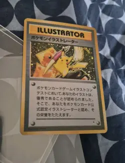 Holo 1996 Pokemon Jap Illustrator Holo Card Promo Pikachu Charmander Japanese - Image 1