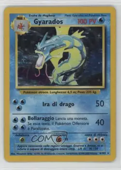 Gyarados Holo Italian Pokemon Base Set #6 1999 - Image 1