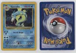 Gyarados Holo Italian Pokemon Base Set #6 1999 - Image 3