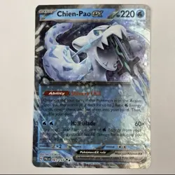 Chein-Pao EX 061/193 Double Rare Paldea Evolved Pokemon NM - Image 1