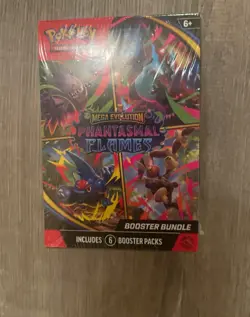 POKEMON TCG Mega Evolution Phantasmal Flames Booster Bundle Set - New Sealed - Image 1