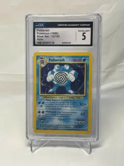 Poliwrath #13 [Holo CGC 5] 1999 Pokemon Base Set - Image 1
