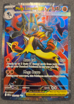 Mega Lucario ex Mega Evolution Ultra Rare 160/132 Pokemon TCG - Image 1