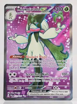 Pokemon Meowscarada ex 231/193 Paldea Evolved SV Ultra Rare Full Art - Image 1