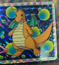Pokemon Topsun vs Dragonite Prism No.147 Japanese Vintage #2629 - Image 5