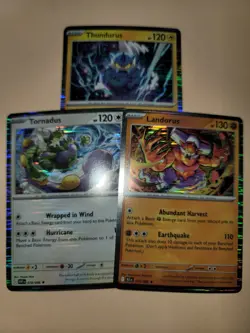 Landorus Thundurus Tornadus Pokemon Black Bolt & White Flare NM/Mint - Image 1