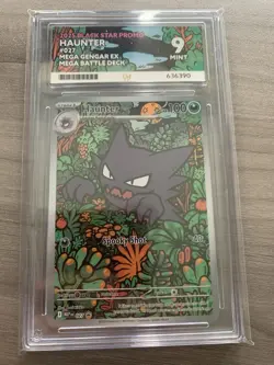 Pokemon TCG Haunter Card - MEP 027 - English - Black Star Promo - ACE Grade 9 - Image 1
