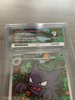Pokemon TCG Haunter Card - MEP 027 - English - Black Star Promo - ACE Grade 9 - Image 2