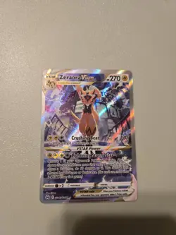 Pokemon TCG Zeraora VSTAR Holo Card Crown Zenith: Galarian Gallery GG43/GG70 - Image 1