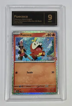 Pokemon Slab: Fuecoco - 192 - SVP Black Star Promo - Graded TCG Mint 9 - Image 1
