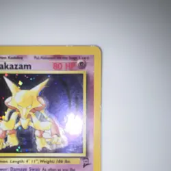 MP Pokemon Alakazam Base Set 2 001/130 Holo Rare - Image 2