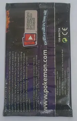 SEALED/UNOPENED Pokemon Hidden Fates Booster Pack Moltres Zapdos Articuno - Image 2