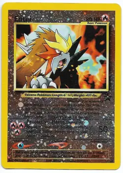 Pokemon TCG Entei Black Star Promo - 34 - Reverse Holo LP - Image 1