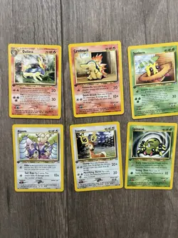 Pokemon TCG Vintage WOTC Neo Genesis All 1st Edition, Lot 10 LP No Duplicates - Image 2