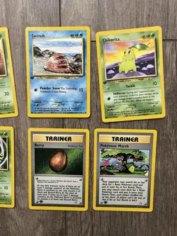Pokemon TCG Vintage WOTC Neo Genesis All 1st Edition, Lot 10 LP No Duplicates - Image 3