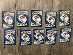 Pokemon TCG Vintage WOTC Neo Genesis All 1st Edition, Lot 10 LP No Duplicates - Image 4