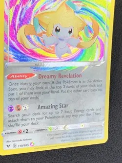 Jirachi 119/185 Amazing Rare Holo Vivid Voltage Pokemon [2] - Image 2